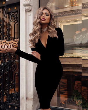 Pure color of the dress