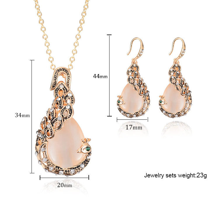 Necklace & Hook Earrings Set