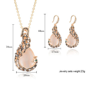 Necklace & Hook Earrings Set