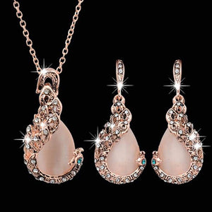 Necklace & Hook Earrings Set