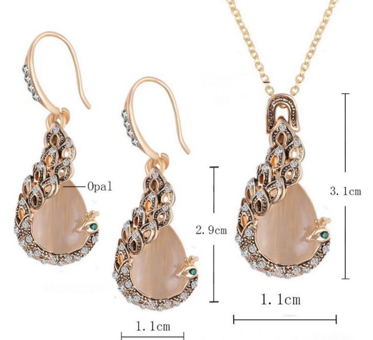 Necklace & Hook Earrings Set