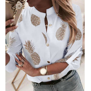 Long Sleeve V Neck Shirt