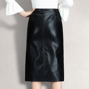 Leather Bodycon  Skirt