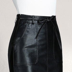 Leather Bodycon  Skirt