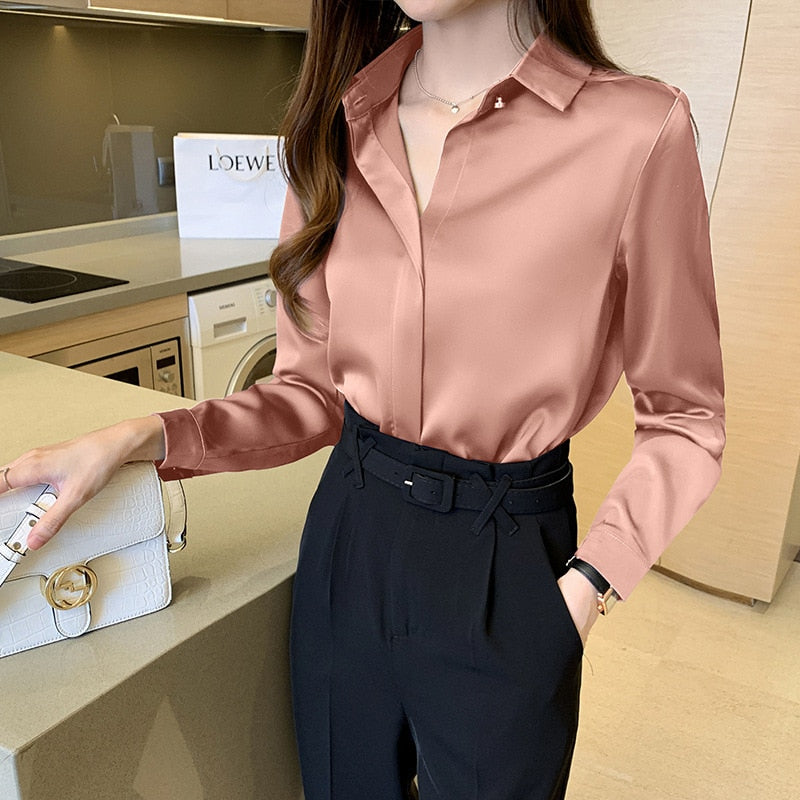 Silk classy lady Shirt