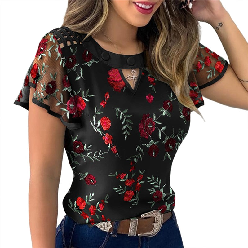 Sexy Women Ruffle Sleeve