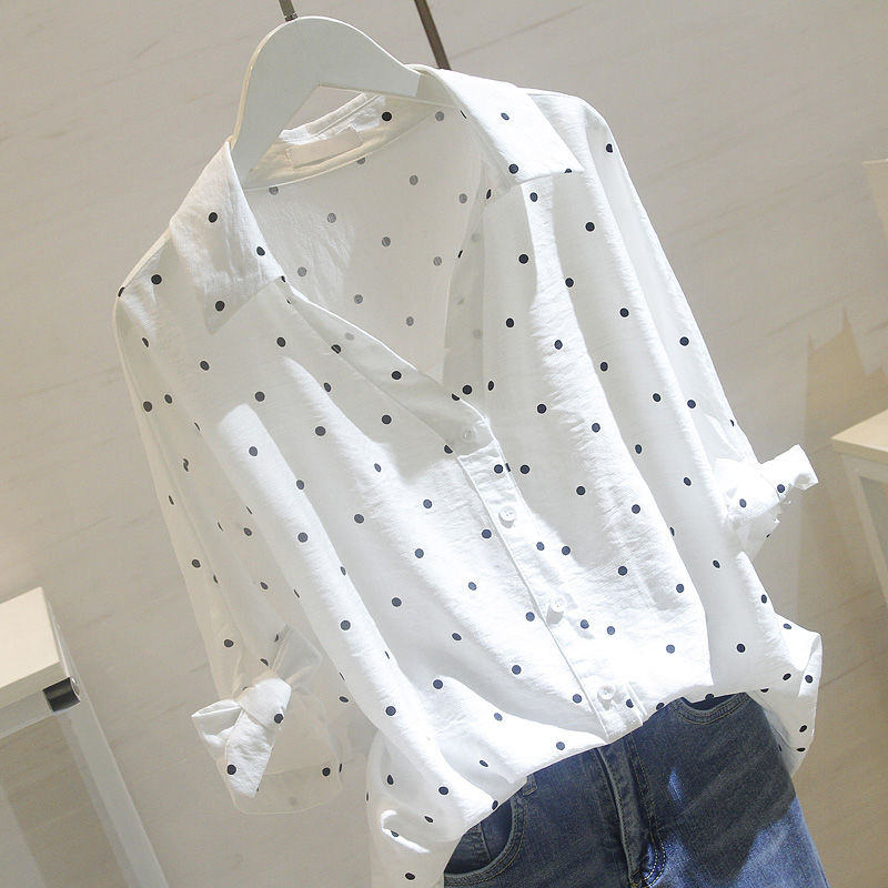 White linen shirt