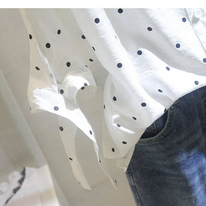 White linen shirt