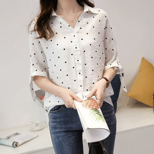 White linen shirt