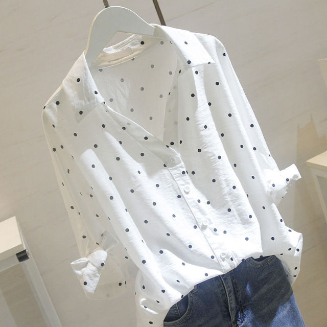White linen shirt