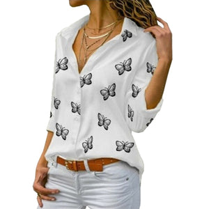 Women Butterfly Shirt
