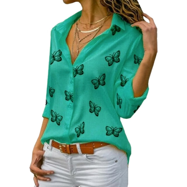 Women Butterfly Shirt