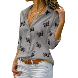 Women Butterfly Shirt