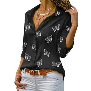 Women Butterfly Shirt