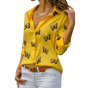 Women Butterfly Shirt