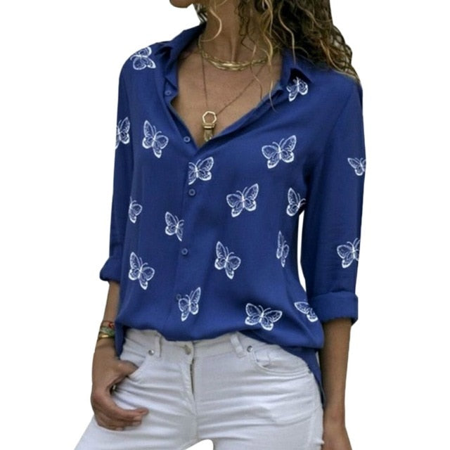 Women Butterfly Shirt