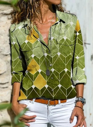 Women Long Sleeve Casual Shirt