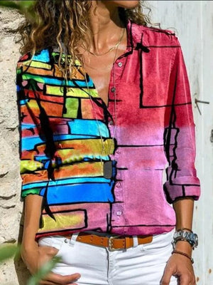 Women Long Sleeve Casual Shirt