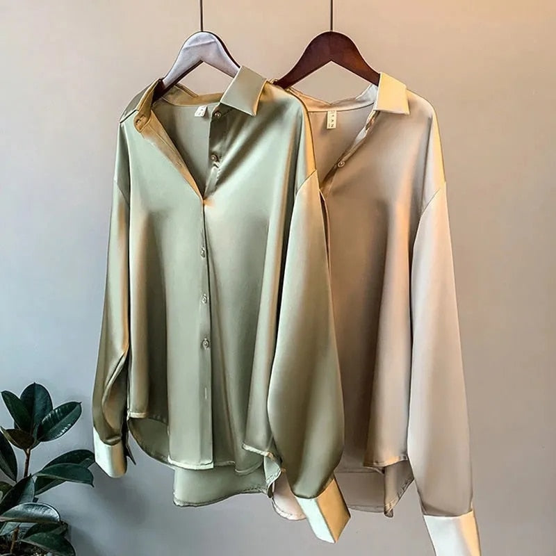 Womens  Silk Shirt