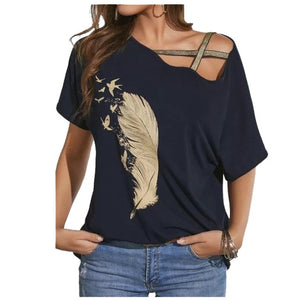 Off Shoulder Casual Shirt