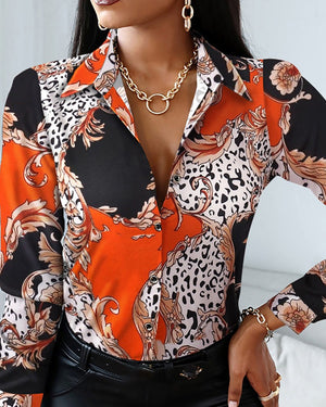 Woman Casual Long Sleeve Shirt