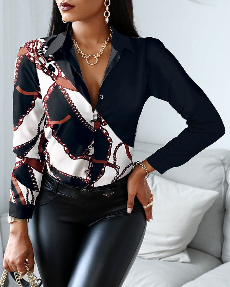 Woman Casual Long Sleeve Shirt