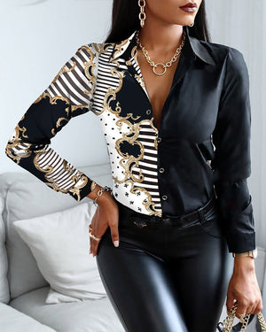 Woman Casual Long Sleeve Shirt