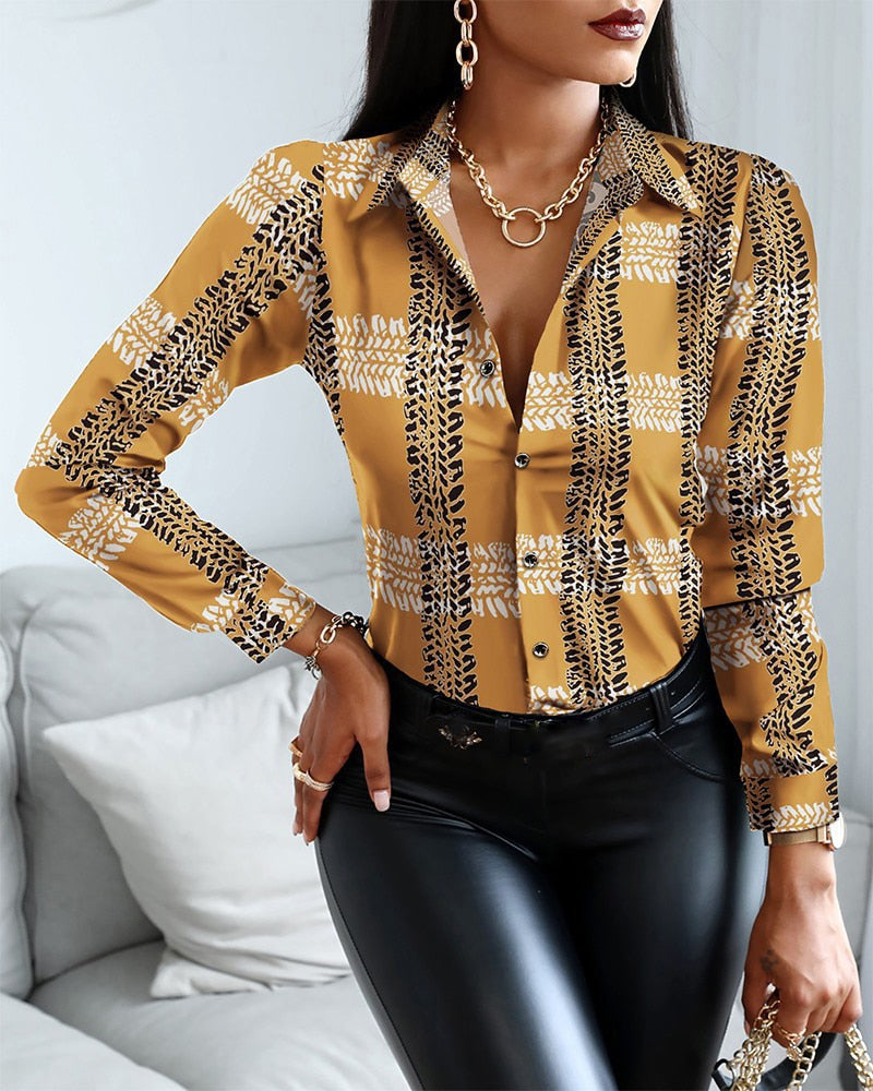 Woman Casual Long Sleeve Shirt