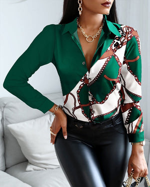 Woman Casual Long Sleeve Shirt