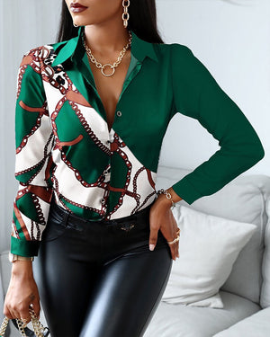 Woman Casual Long Sleeve Shirt