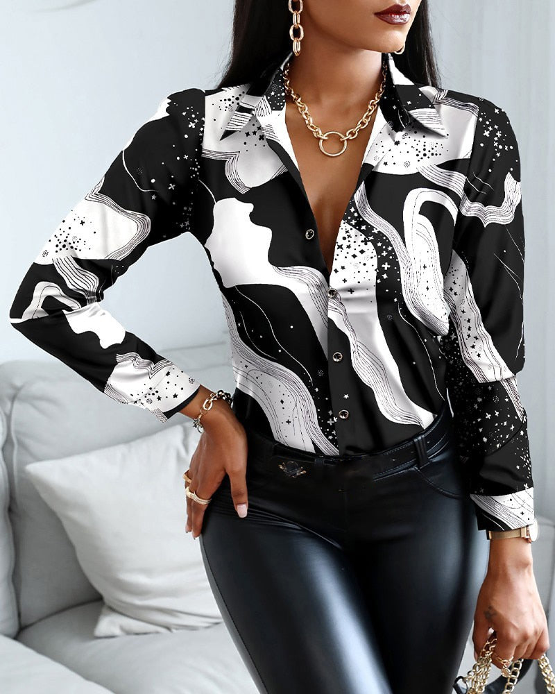 Woman Casual Long Sleeve Shirt