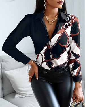 Woman Casual Long Sleeve Shirt
