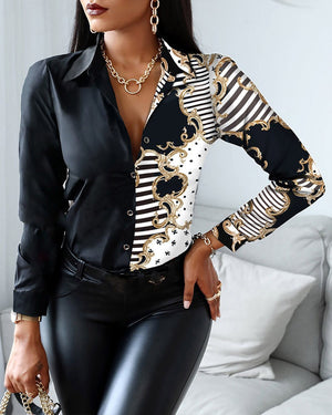 Woman Casual Long Sleeve Shirt
