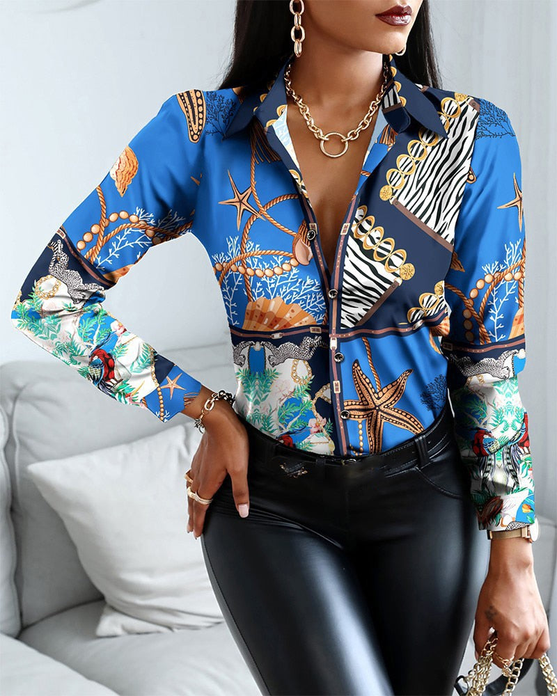 Woman Casual Long Sleeve Shirt