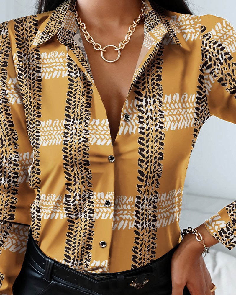 Woman Casual Long Sleeve Shirt