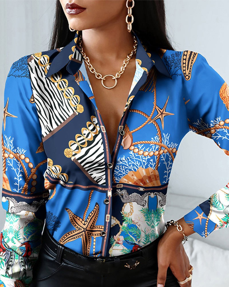 Woman Casual Long Sleeve Shirt
