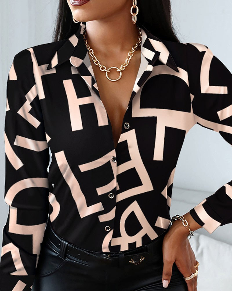 Woman Casual Long Sleeve Shirt