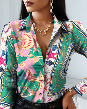Woman Casual Long Sleeve Shirt