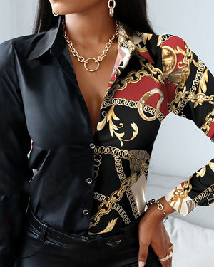 Woman Casual Long Sleeve Shirt
