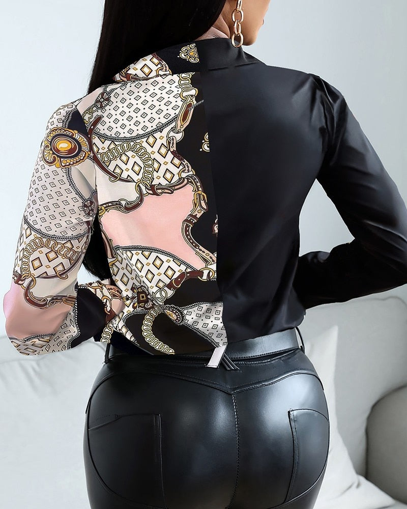 Woman Casual Long Sleeve Shirt