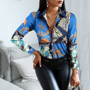 Woman Casual Long Sleeve Shirt