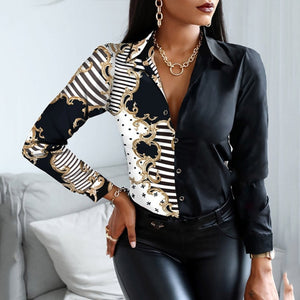 Woman Casual Long Sleeve Shirt