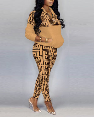 Tracksuits Women Two-Pieces Suit