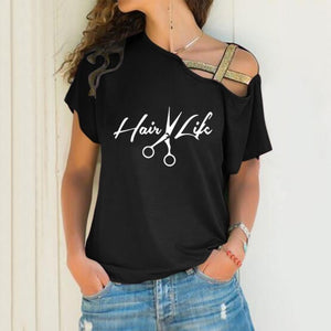 Off Shoulder Casual Shirt