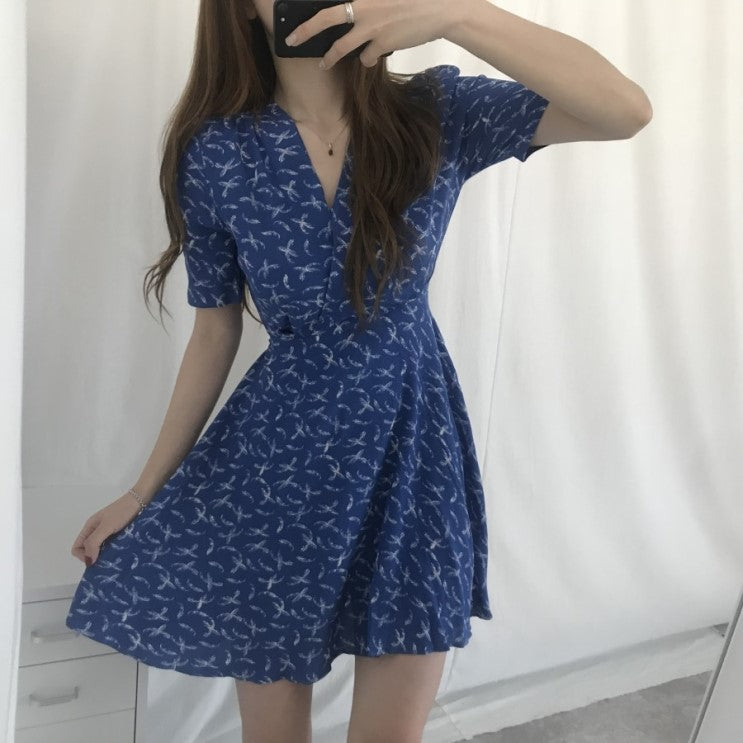 Summer Short Sleeve ,short  Dress