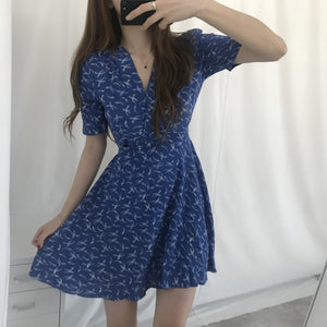 Summer Short Sleeve ,short  Dress