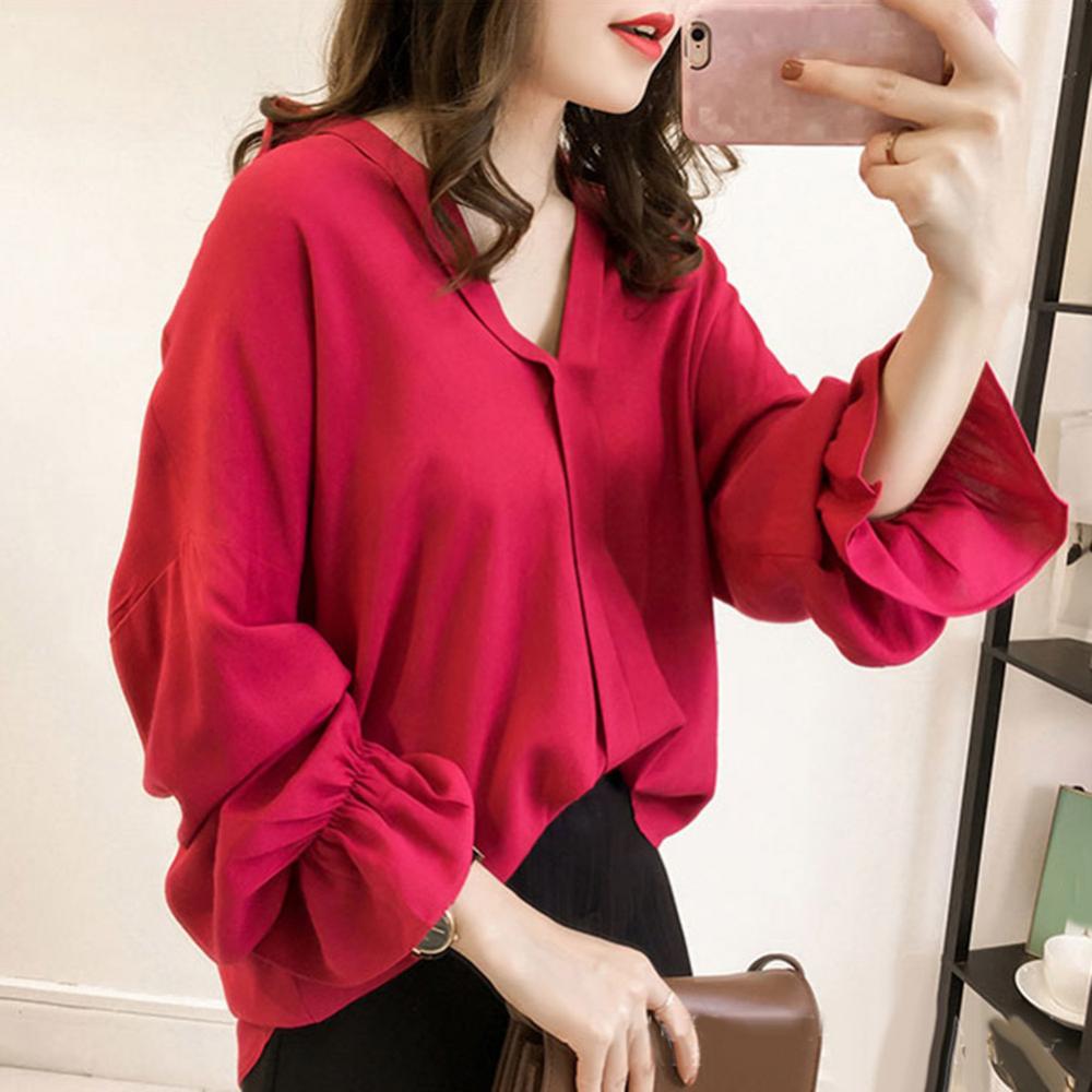 Women Loose Long Sleeve Shirt
