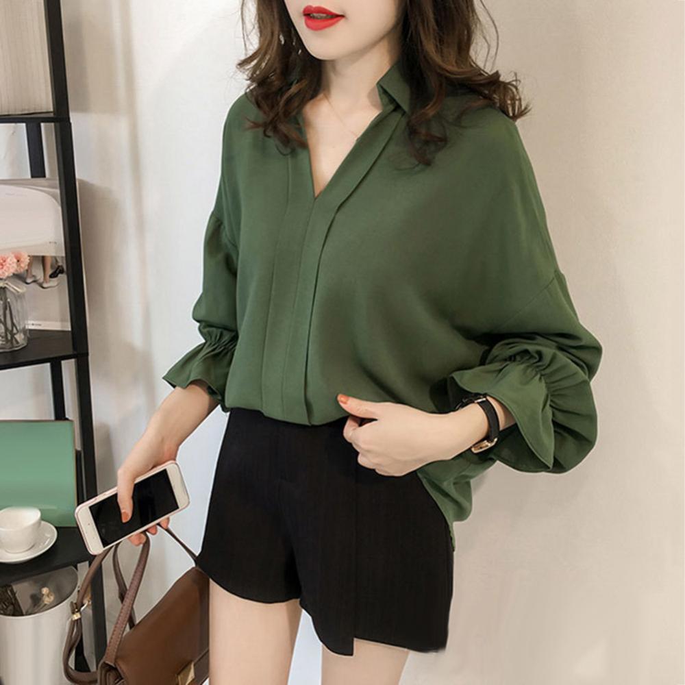 Women Loose Long Sleeve Shirt