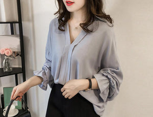Women Loose Long Sleeve Shirt