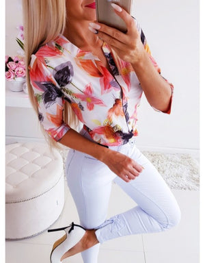 Casual Loose Round Neck Shirt